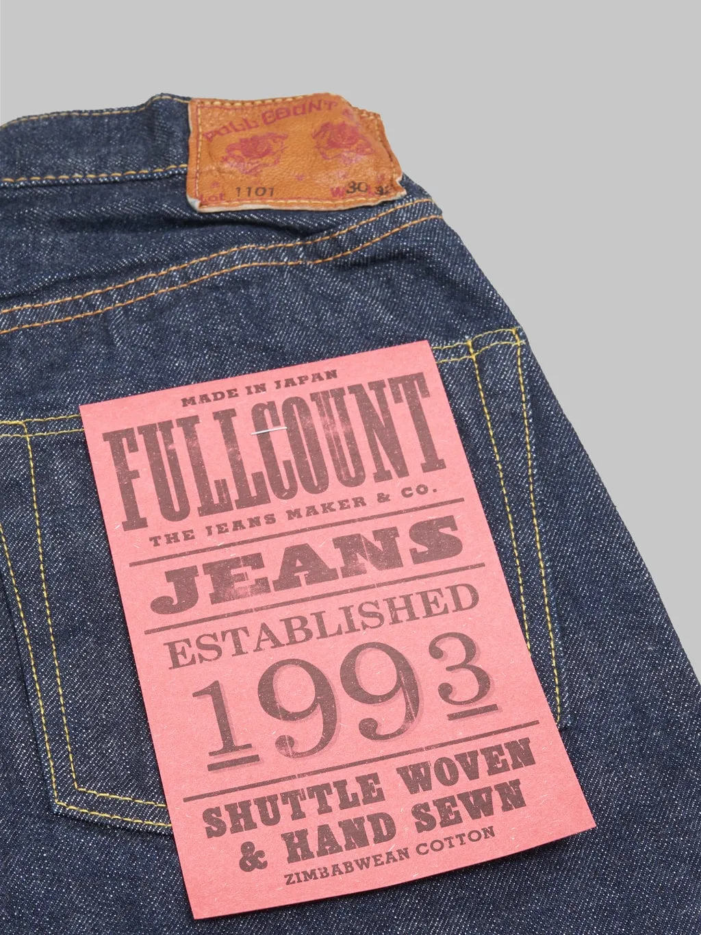 Fullcount 1101W 13.7oz Regular Straight Jeans