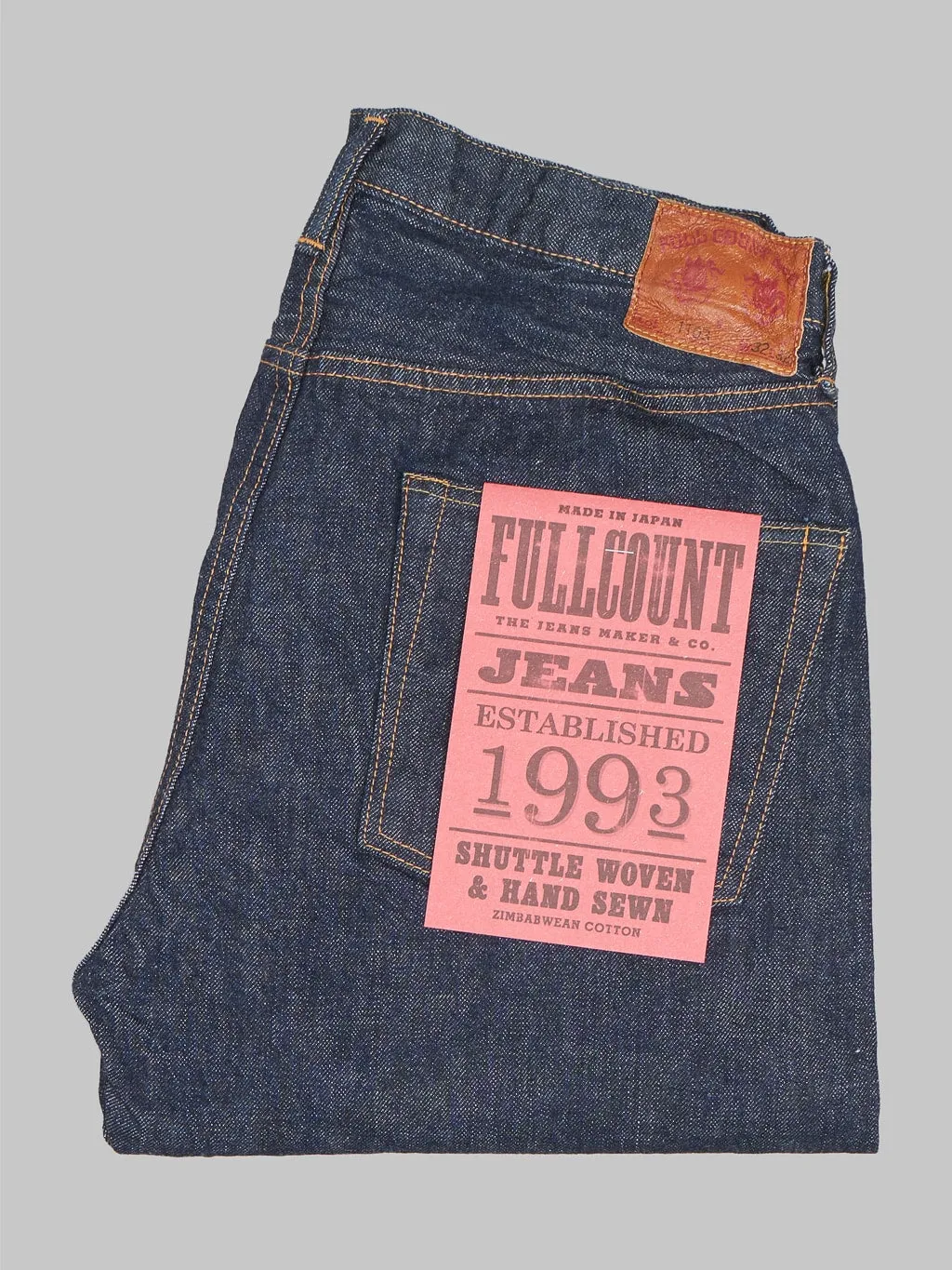 Fullcount 1103W 13.7oz Clean Straight Jeans