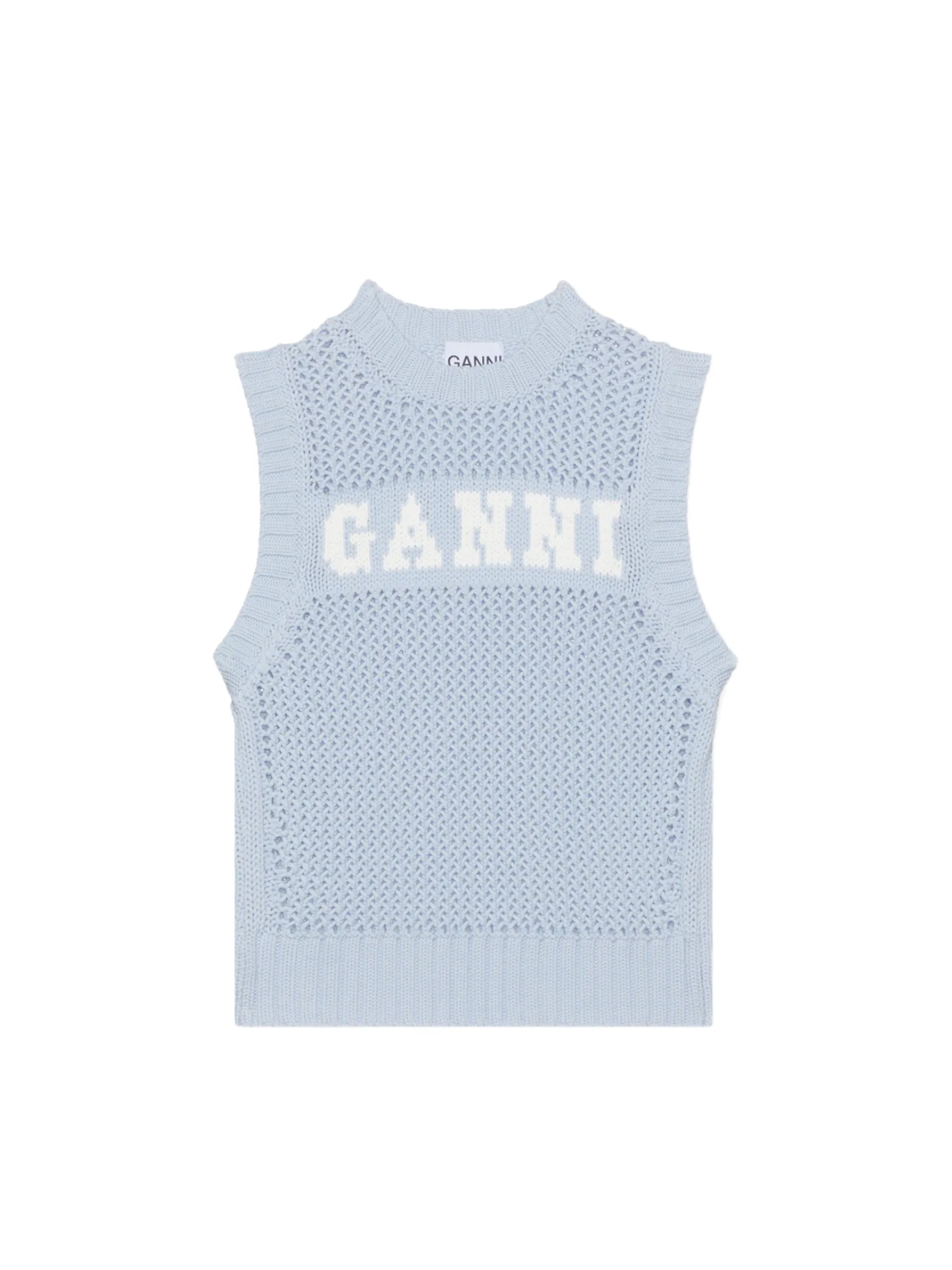 Ganni Cotton Rope Vest K2100