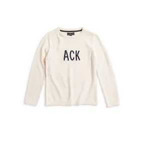 Latitude Clothing ACK Sweater - Cream/Navy