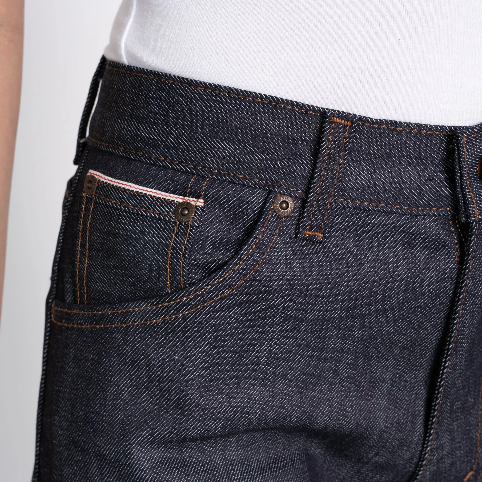 Max - Stretch Selvedge Raw Denim