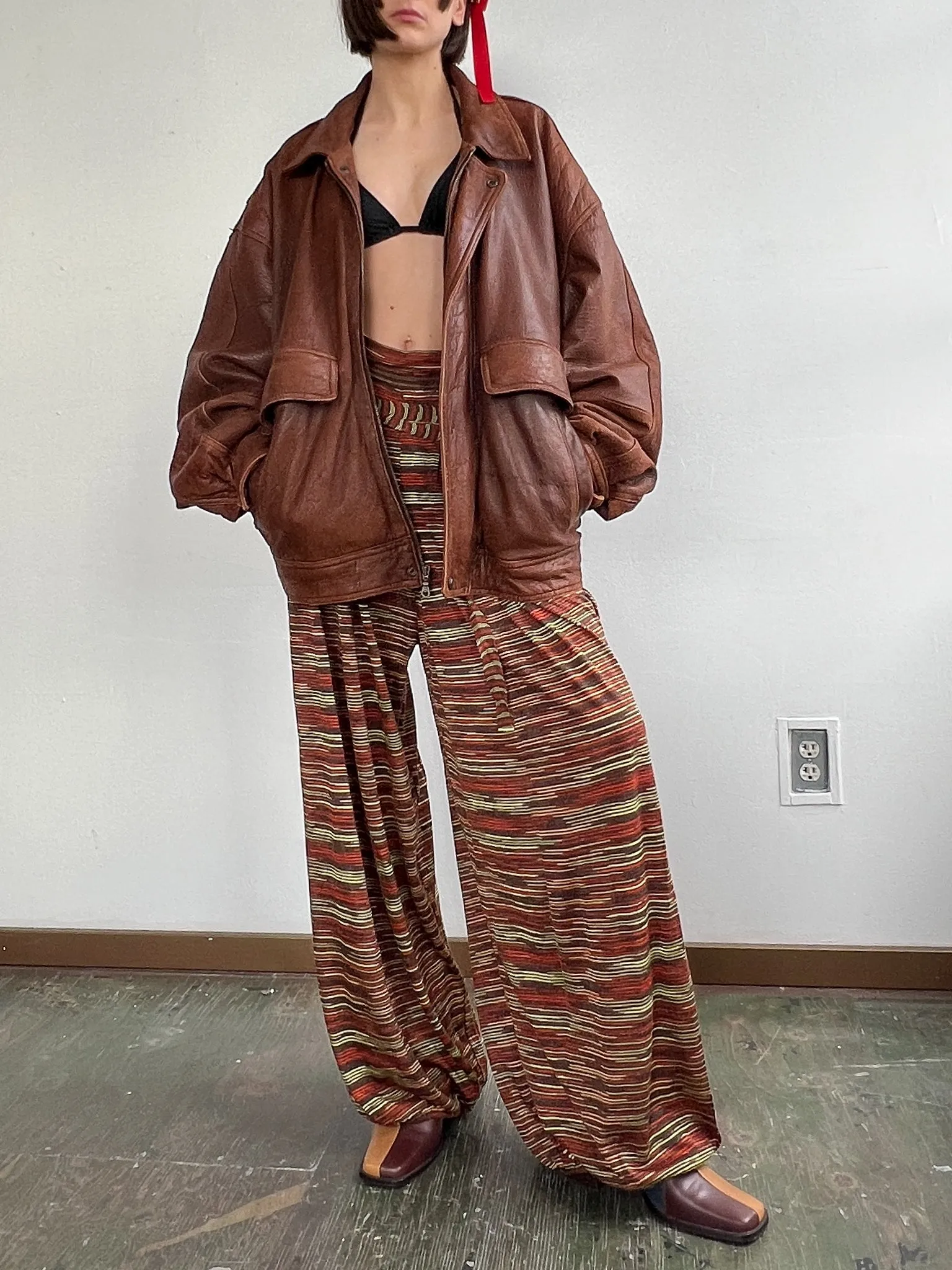 Missoni Woven Wide Leg Pants (M)