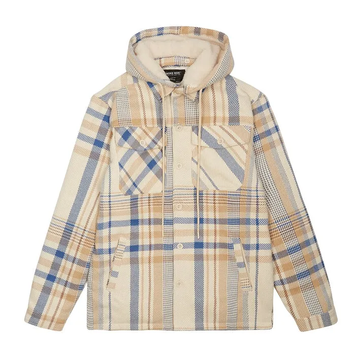 Plaid Flannel Shacket - Biscotti