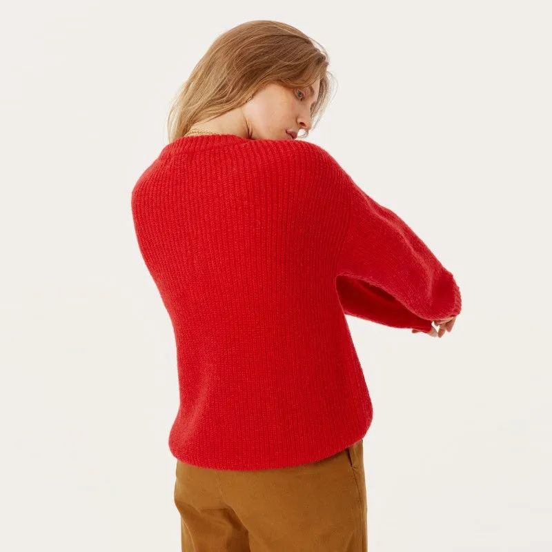 "Amour" Vivienne Sweater (Red)