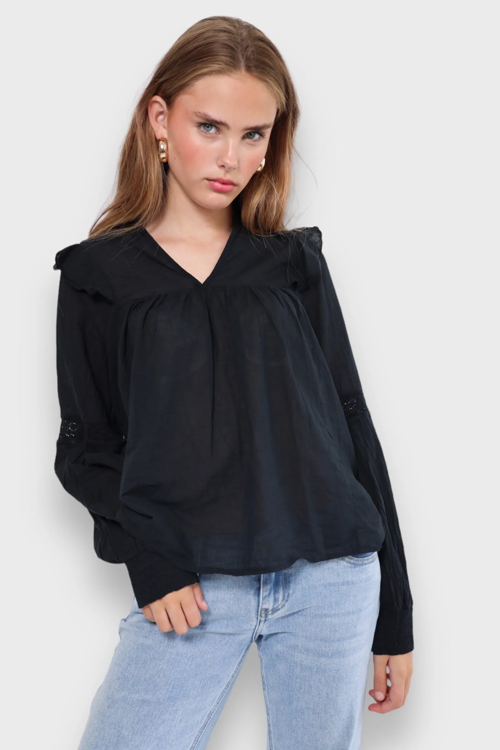 "Glory" blouse black