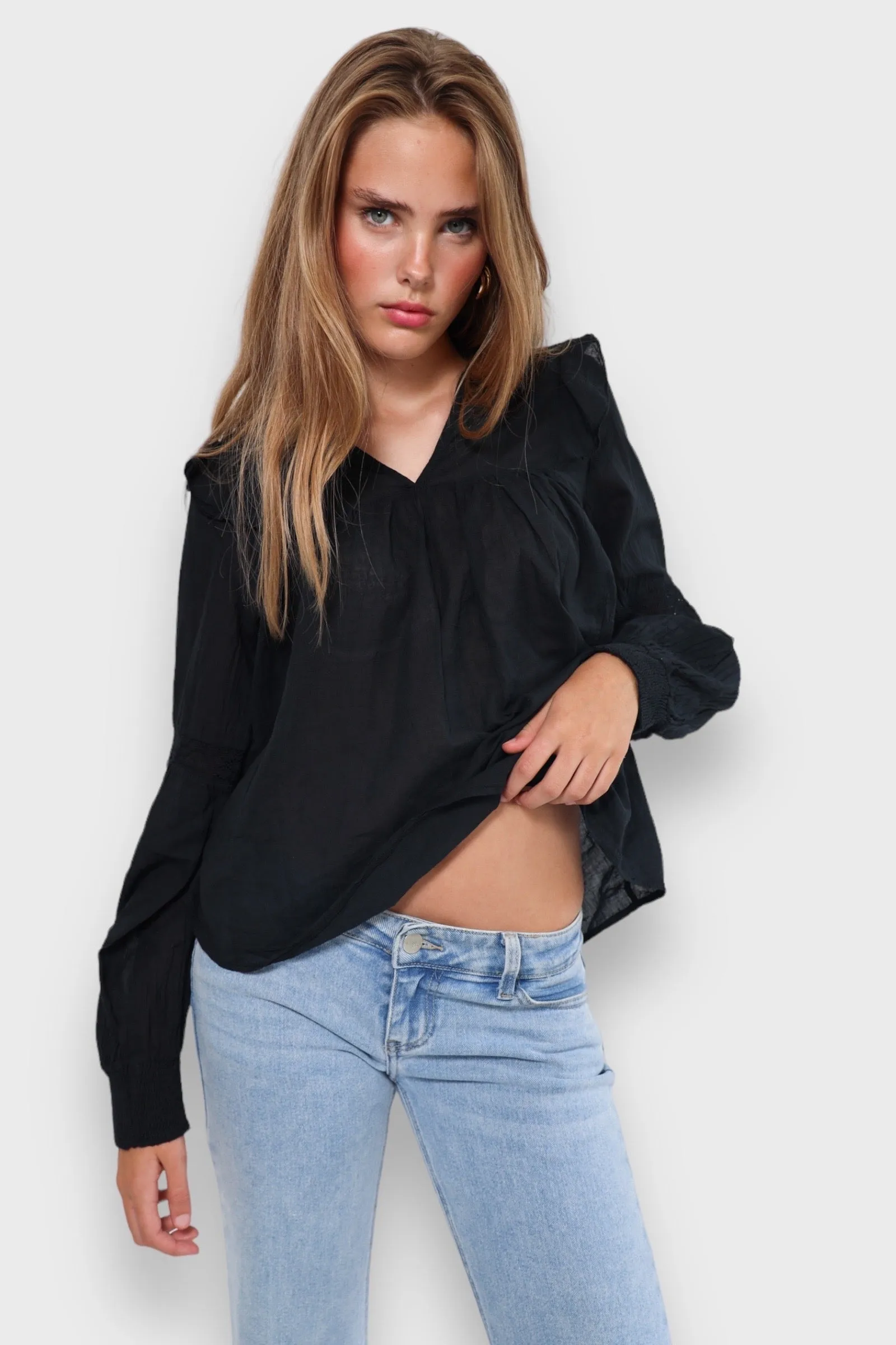 "Glory" blouse black