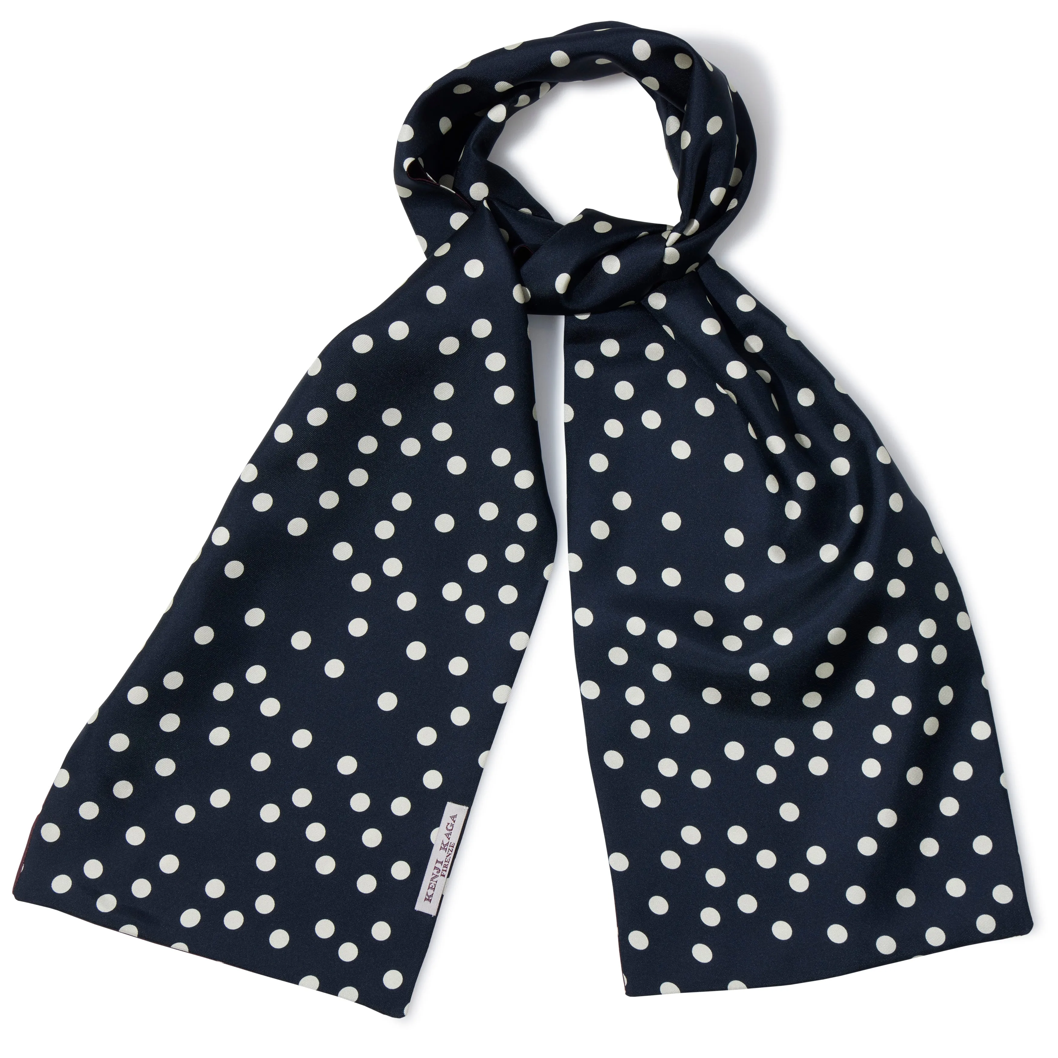 Silk Dot Bicolor Muffler