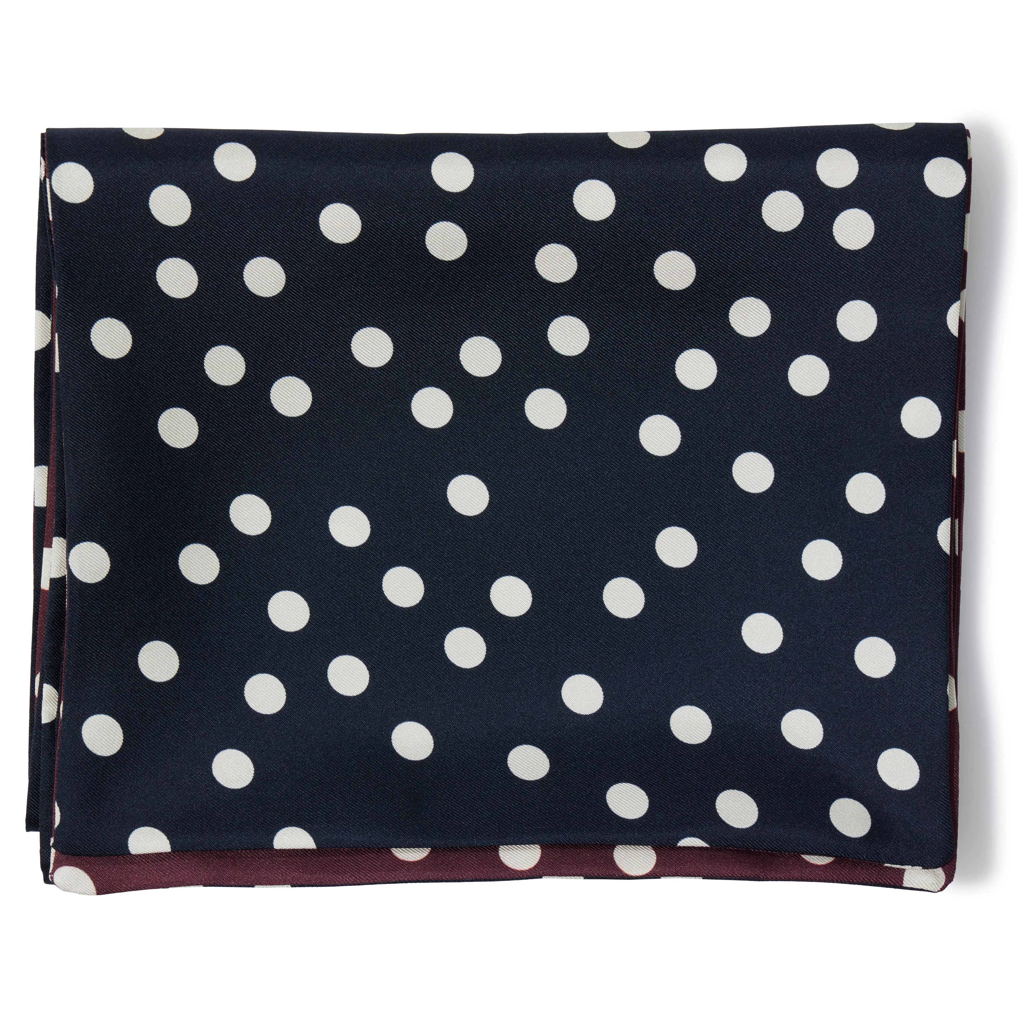 Silk Dot Bicolor Muffler