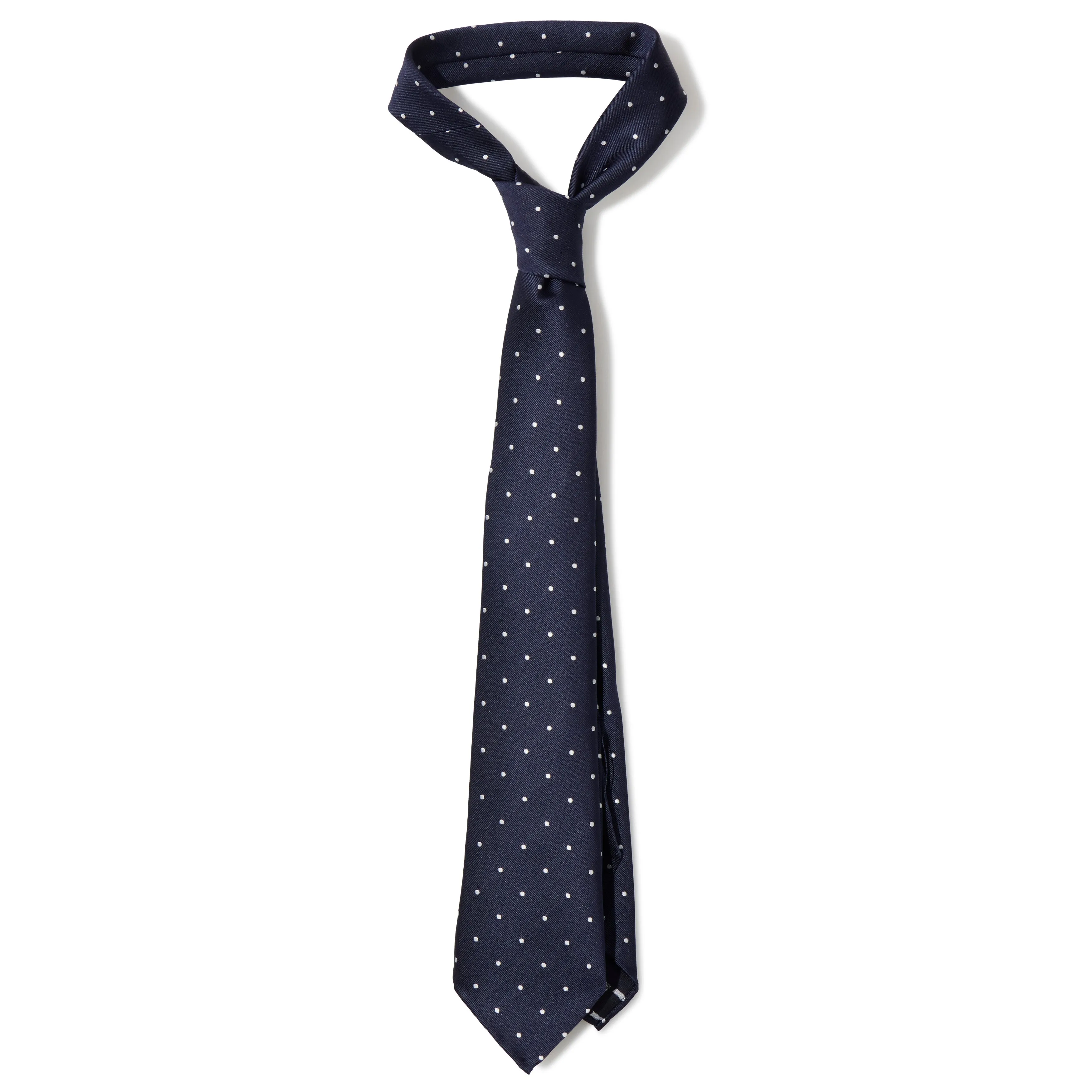 Silk Dot Seven-Fold Tie