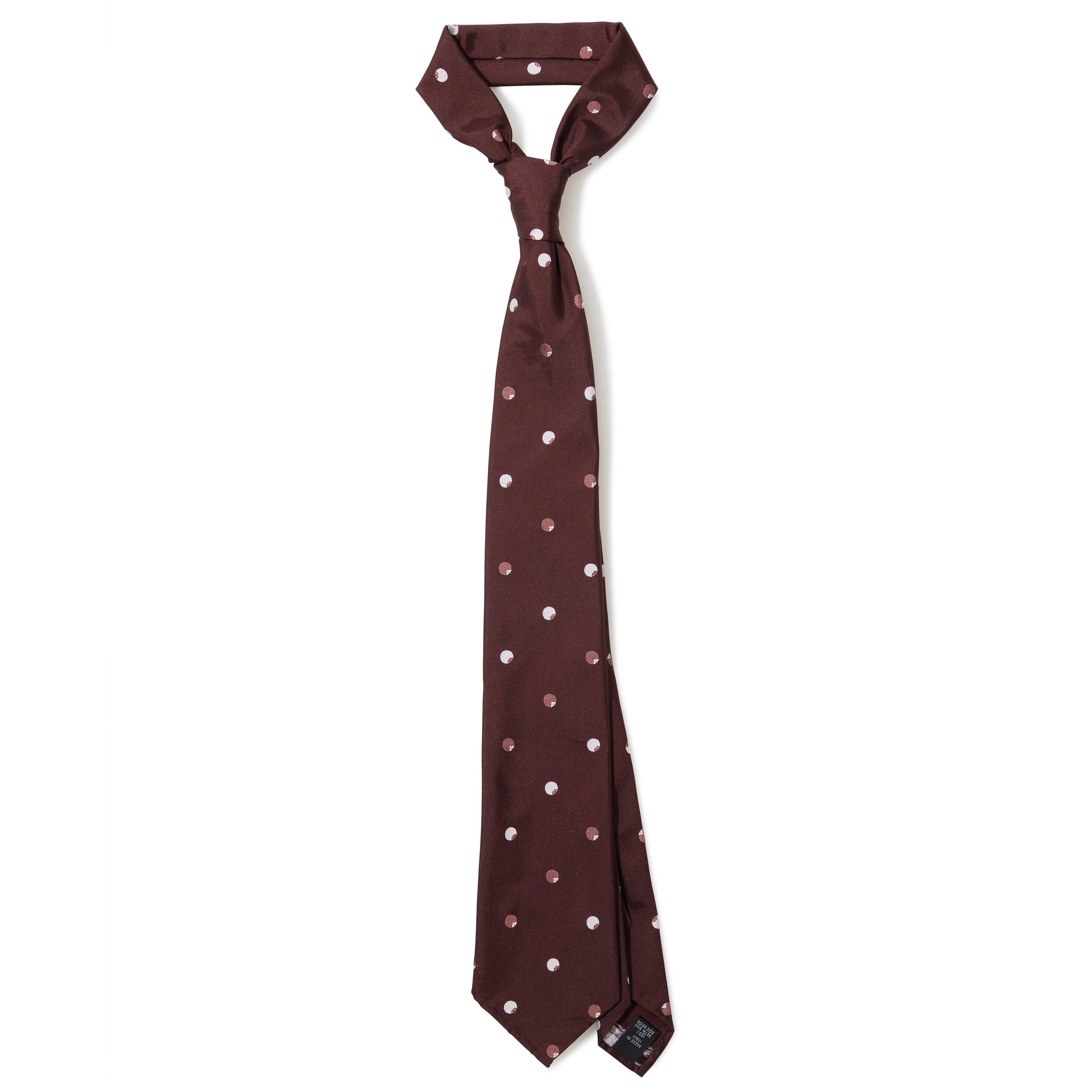 Silk Jacquard Dot Seven-fold Tie