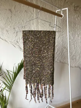 Sprinkled Winter Scarf Olive