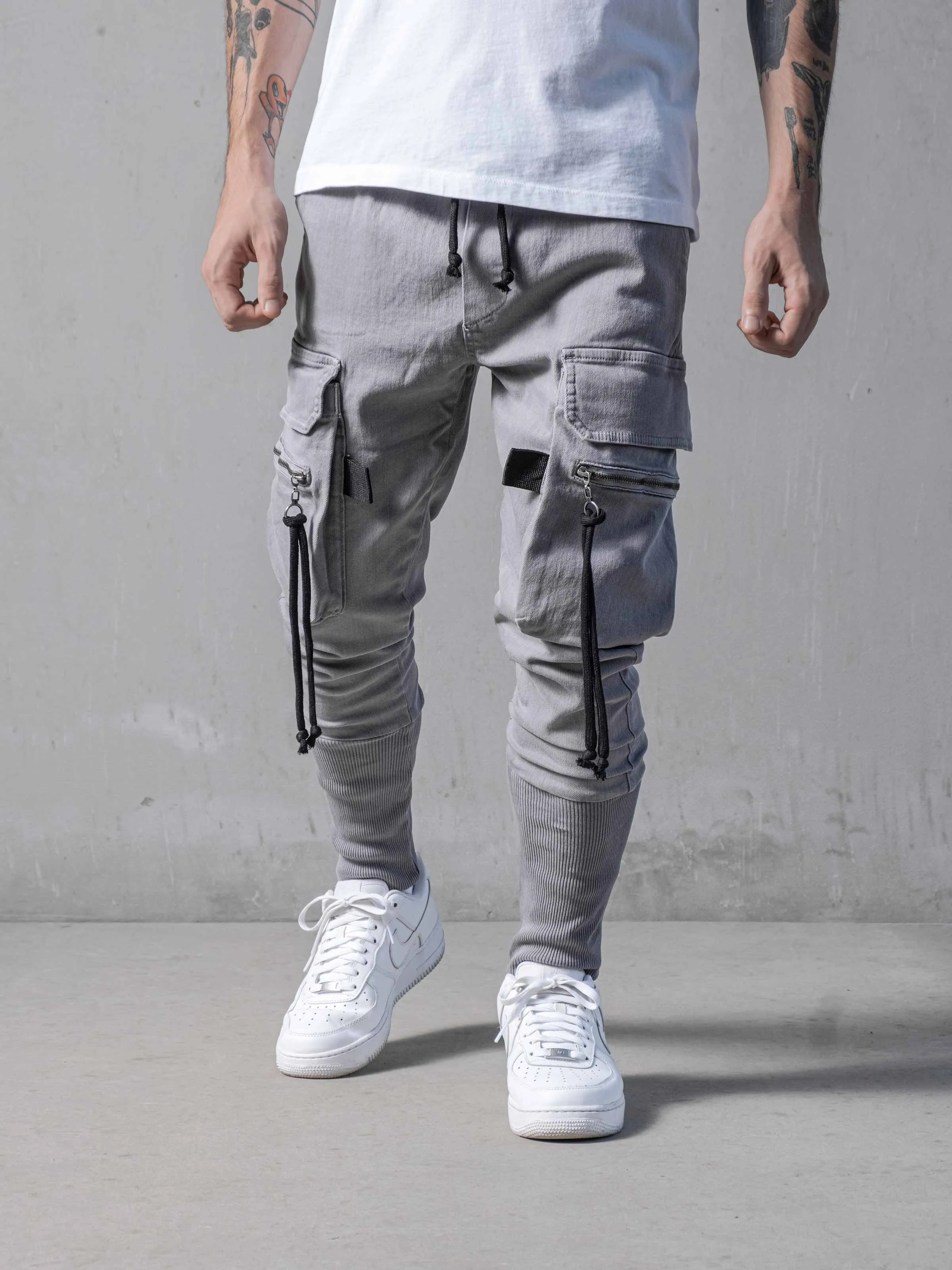 Tags Skinny Cargo Pants