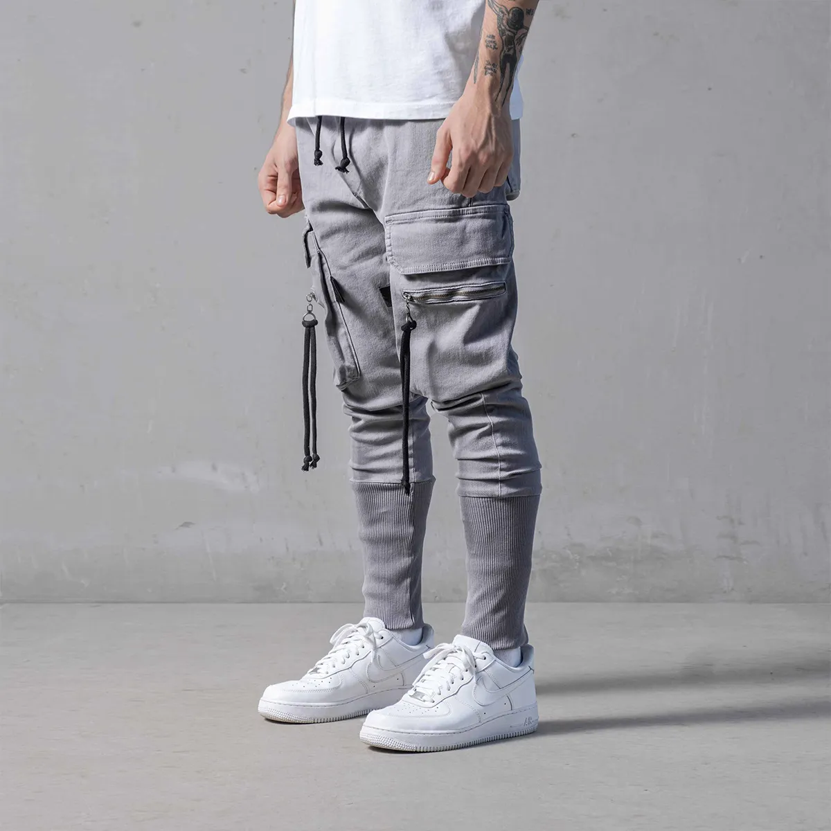 Tags Skinny Cargo Pants