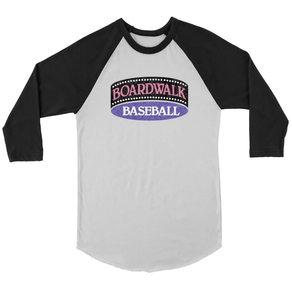 The Boardwalk and Baseball "Walk Off" Men's Raglan Shirt