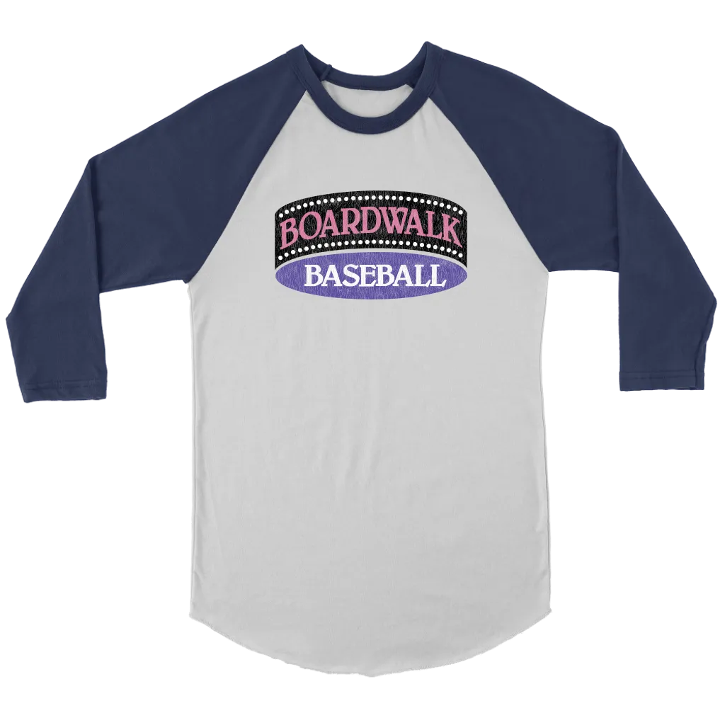 The Boardwalk and Baseball "Walk Off" Men's Raglan Shirt