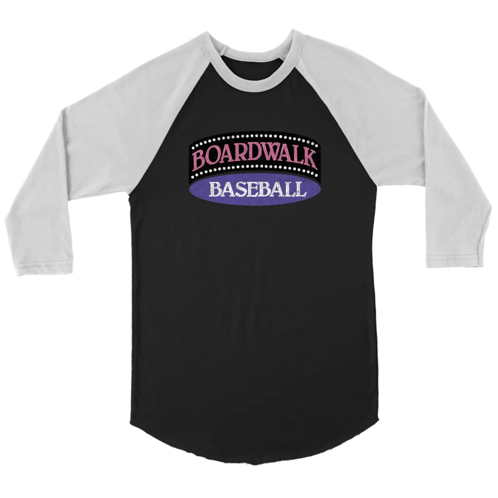 The Boardwalk and Baseball "Walk Off" Men's Raglan Shirt