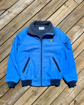 Vintage Blue LL Bean Fleece Lined Jacket