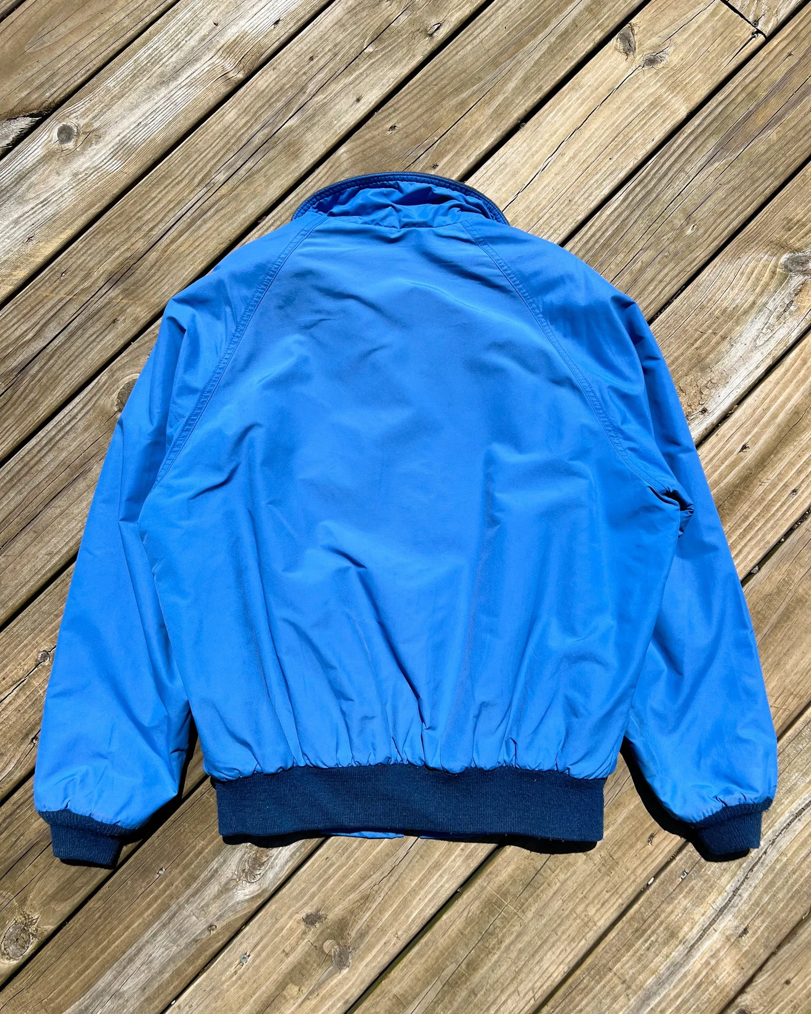 Vintage Blue LL Bean Fleece Lined Jacket