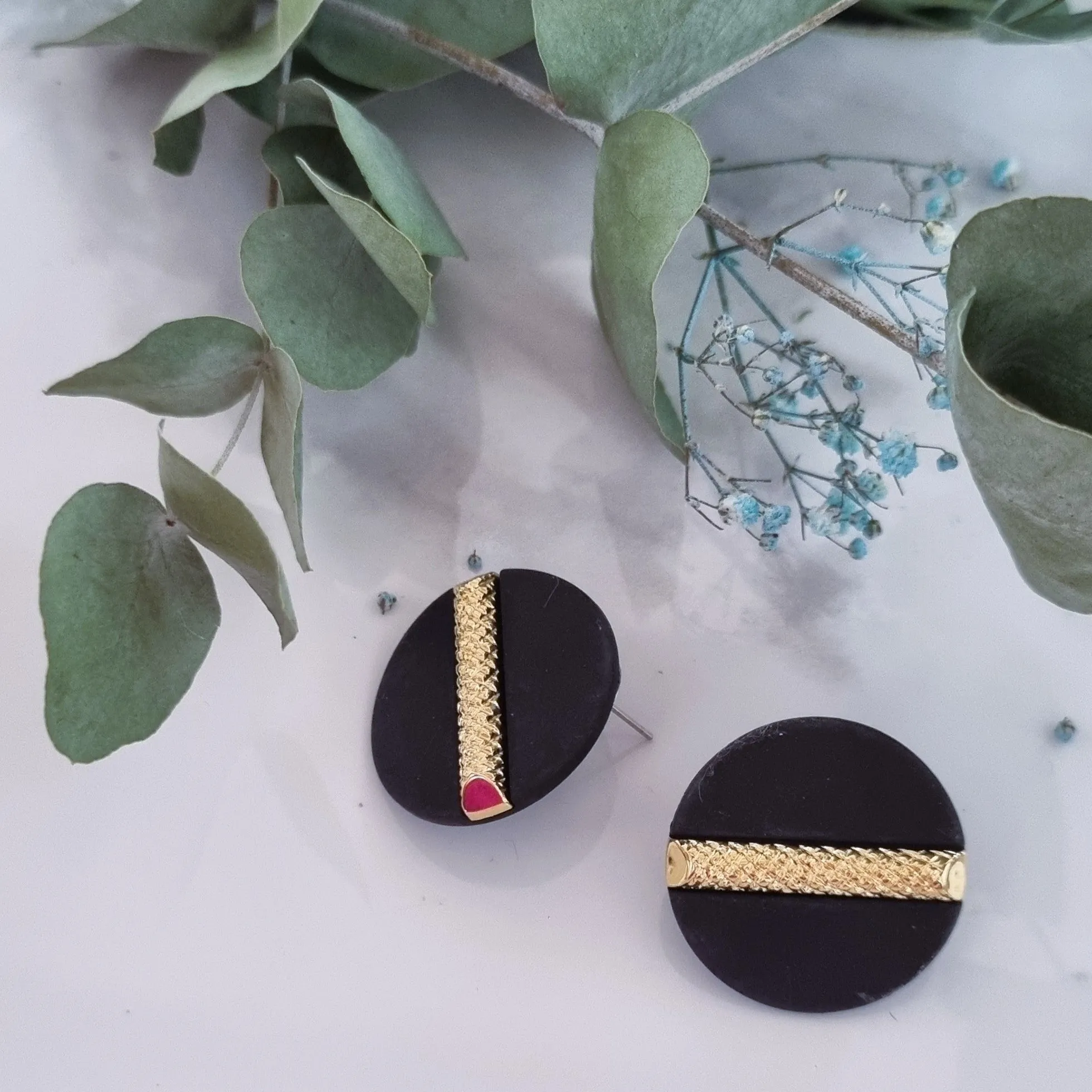 Vintage earrings - Black