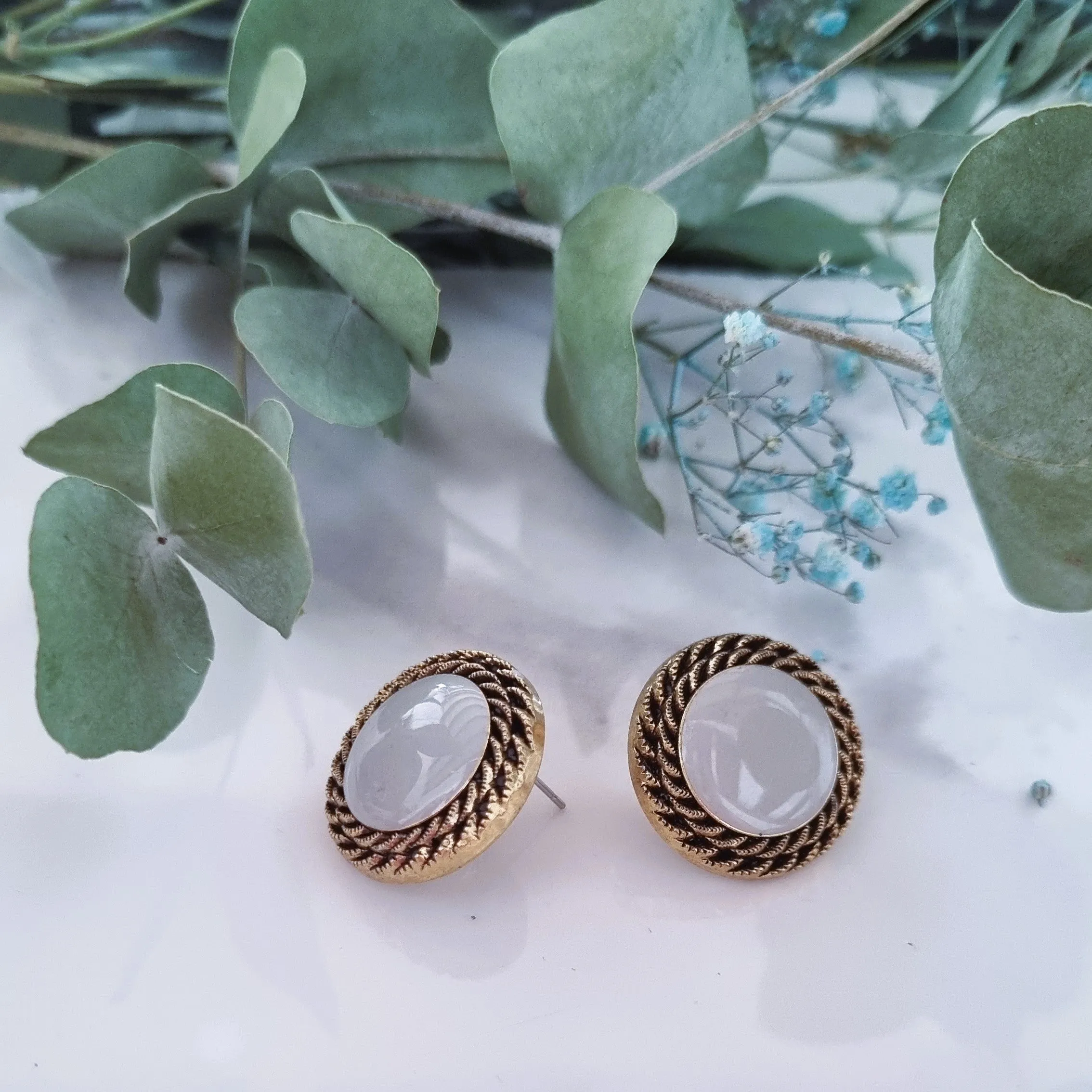 Vintage earrings - Mint